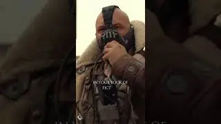 TOM HARDY AS BANE I'M SORRY THAT YOU