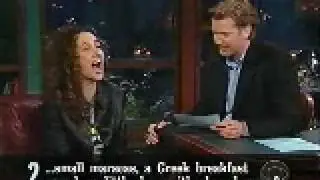 Kilborn's 5 Questions 2001.02.26 Melina Kanakaredes