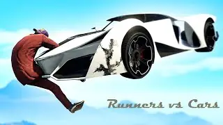 Runners Vs Cars Lets Smash| GTA V Stunt Race | Darkside Gaming #darksidegaming