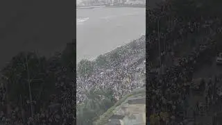 Crowd During Indian Cricket team's parade at Marine drive #mumbai #indiancricket