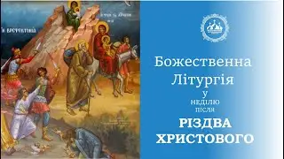 Божественна літургія у неділю після Різдва Христового (28.12.25)