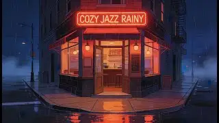 Уютный джаз и нежный дождь 🌧️ Расслабляющая ночная атмосфера