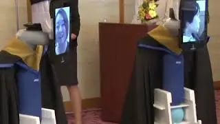 Tokyo university uses avatar robots dressed in caps and gowns for graduation ceremony | ABC News