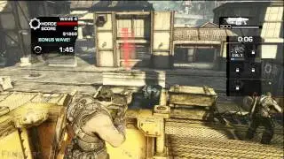 Gears Of War 3 Horde Mode (Hardcore) - Waves 1-7