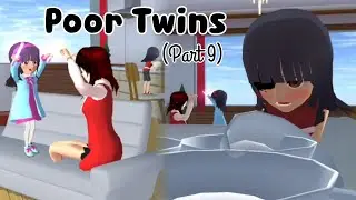 Poor Twins (Part 9) 👶👶👭 | Sad Story | Sakura School Simulator