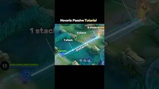 ✅ Novaria Passive Tutorial by bang bang blitz #novaria #mlbb #shorts #gusion