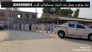 استقبال مولانا فضل الرحمان صاحب کے کاٹلنگ بابوزو مدرسے میں مفتی حماد اللہ