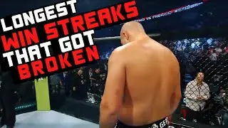 Longest Win Streaks That Got Broken In MMA