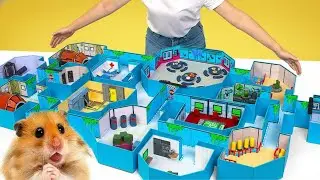 🐹🚀 DIY Лабиринт для хомячка Among Us | Весёлое рукоделие и мини-челлендж
