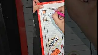 attendance register decor🤩 how yo decorate register | decor karny ka tarika #shorts #viral#art#decor