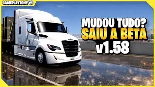 Joguei a Beta 1.58 do American Truck Simulator e Mudou MUITO! Est&aacute; Impressionante!