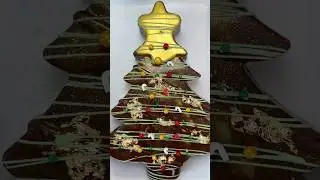 Dubai chocolate Christmas edition pt.2 🍫🎄💚 #dubaichocolate #christmas #asmr #asmrsounds