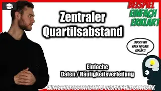 Zentraler Quartilsabstand Beispiel berechnen 📚 Einfache Daten/H&auml;ufigkeitsverteilung [Statistik]
