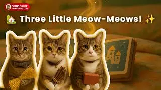 The Three Little Meow-Meows 🐾  | Cozy LoFi Story