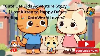 &ldquo;Cute Cat Kids Adventure Story 🐾 | Lost Kitten to Happy Dance Ending 🎉 | CatoWorldLovers&rdquo;