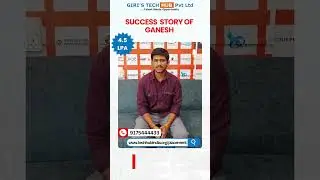 Success story of Ganesh with 4.5LPA placed by Giri's Tech Hub Pune