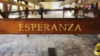 Llegada nueva parihuela palio Esperanza (Nazareno del Amor), Cádiz enero 2025