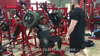 Heavy chest training