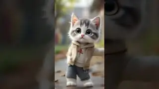 cute cat dance #cutecat #funny #dancemusic #dancechallenge #dancetutorial
