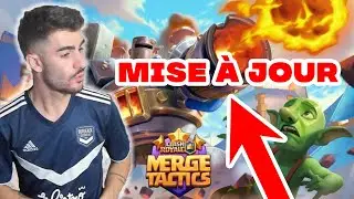 DISCOVERED UPDATE CLASH ROYALE AND MERGE TACTICS! A CHEAT COMPOSITION?!