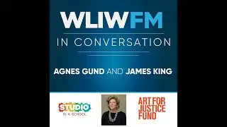 Arts Philanthropist Agnes Gund with ALL ARTS Artistic Director James King