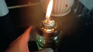 Emergency lamp with Cooking Oil - Make at home, fast and easy