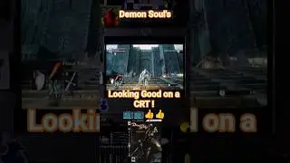 Demon Souls PS3 on a CRT! #retrogaming #playstation #crt #rpg  #fromsoftware