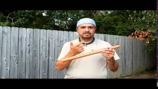 How to Play a blues scale on the Native American Flute Part 1