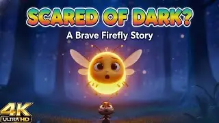 🌟 The Firefly Who Was Afraid of the Dark 😱✨ | Kids Moral Story in English | Bedtime Story