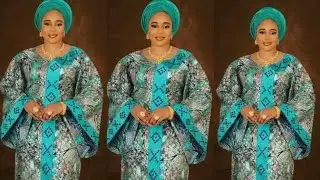 how to cut an Aline dress with a bell sleeves/trumpet sleeves
