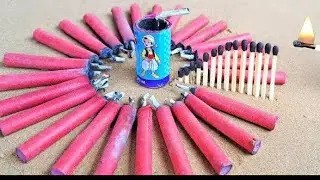 Matchstick Chain Reaction Domino VsDiwali OK Crackers Amazing Experiment#youtubevideo