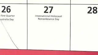I Saw International Holocaust Remembrance Day on My Calendar