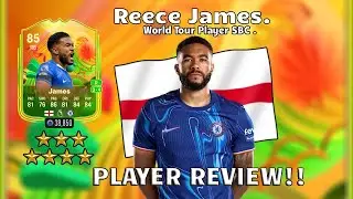 🌍🔥 Обзор игрока Reece James с рейтингом 85! SBC игрока мирового тура!!🌍⭐. FC 26 Ultimate Team