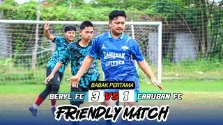 FRIENDLY MATCH‼️BERYL FC 🆚 CARUBAN FC 3-1 BABAK PERTAMA || LAPANGAN BOLA WINONG CIREBON 2024