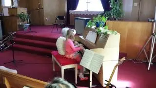 Safronia playing the piano recital 2013