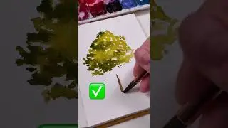 3 совета для создания ИДЕАЛЬНЫХ акварельных деревьев!