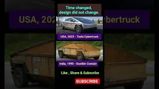 Has Tesla's model copied Indian Garbage Van 🤨