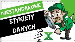 Excel - Niestandardowe etykiety danych i zmiana koloru dla liczb ujemnych na wykresie | Porada 466