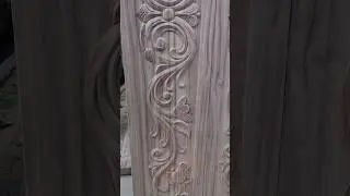 Hand carved wooden door design | luxury wood carving art #Shorts