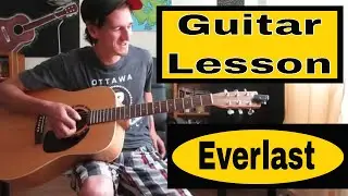 Put Your Lights On - Everlast - Guitar Tutorial (Acoustic Lesson)