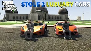 I STOLE 2 RACING CARS |GTA5| GAMEPLAY