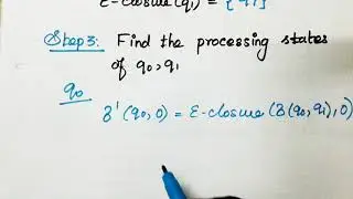 Conversion of NFA with Epsilon to NFA without Epsilon[PART-1] in Tamil