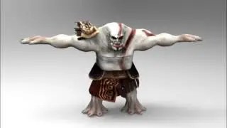 Kratos Ogro 3D - Turntable - Vinicius Cestari