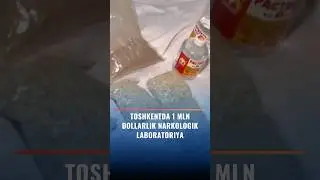 Toshkentda 1 mln dollarlik narkologik laboratoriya yopildi