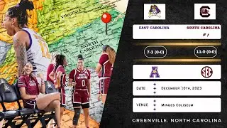 East Carolina vs No. 1 South Carolina | NCAA Women's Basketball | 12.30.23