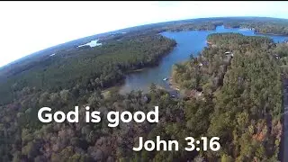 Drone View of Riverbend Forest November 2022