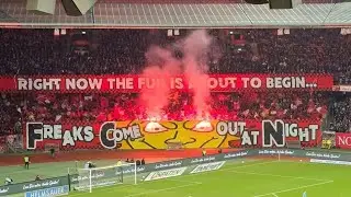 FC N&uuml;rnberg fans with incredible Choreo at home against Karlsruher 🔥🇩🇪
