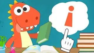 Aprende con Eddie la vocal I 👨‍🏫  Eddie el dinosaurio aprende las vocales con un cuento