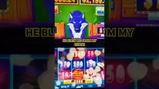 LOCK IT LINK- HUFF N&rsquo; PUFF SLOT! BIG BAD WOLF ALMOST BLEW ME OFF MY CHAIR! #shorts #slots #huffnpuff