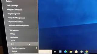 how to open hidden menu in Windows 10